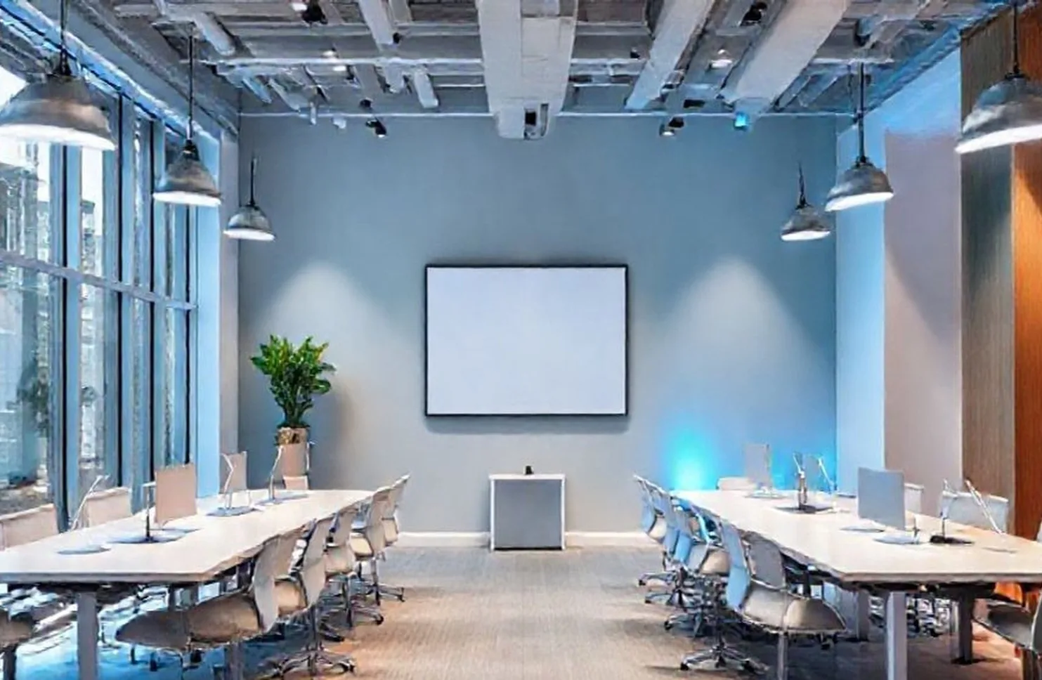 Modern online event workspace